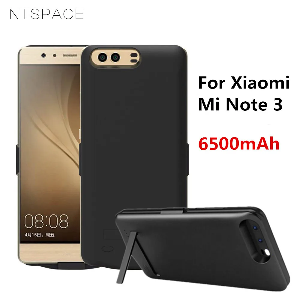 Внешний аккумулятор NTSPACE 6500 мАч Зарядные чехлы для Xiaomi Mi Note 3 чехол батареи