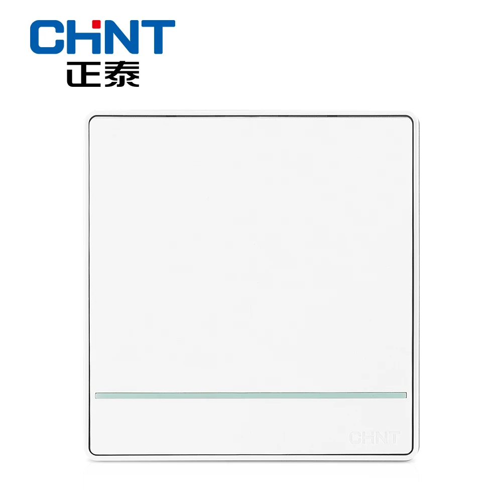 Электрическая настенная розетка CHINT NEW2D однопозиционная 16 А стальная рама