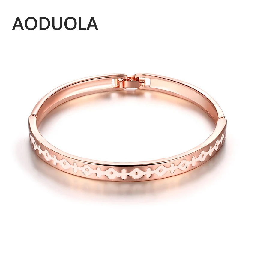 Ancient Words Bangle Rose Gold Color Wrist Bracelet Cuff Love Bracelets &amp Bangles Party Jewelry Decor wedding Gift For Women | Украшения