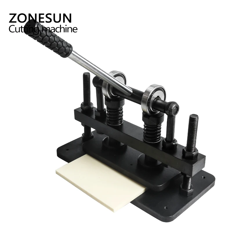 Двухколесный станок для резки кожи ZONESUN 26x12 см фотобумага ПВХ/ЭВА резак кожи| |