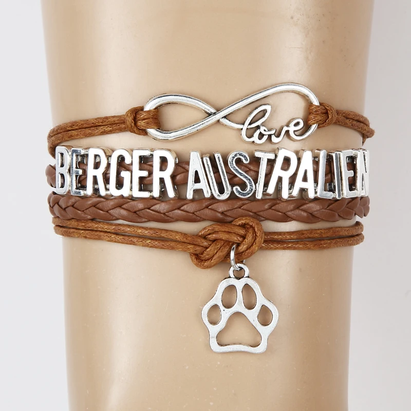 Дропшиппинг Бесконечность любовь Бергер Австралийский браслеты и ручной работы
