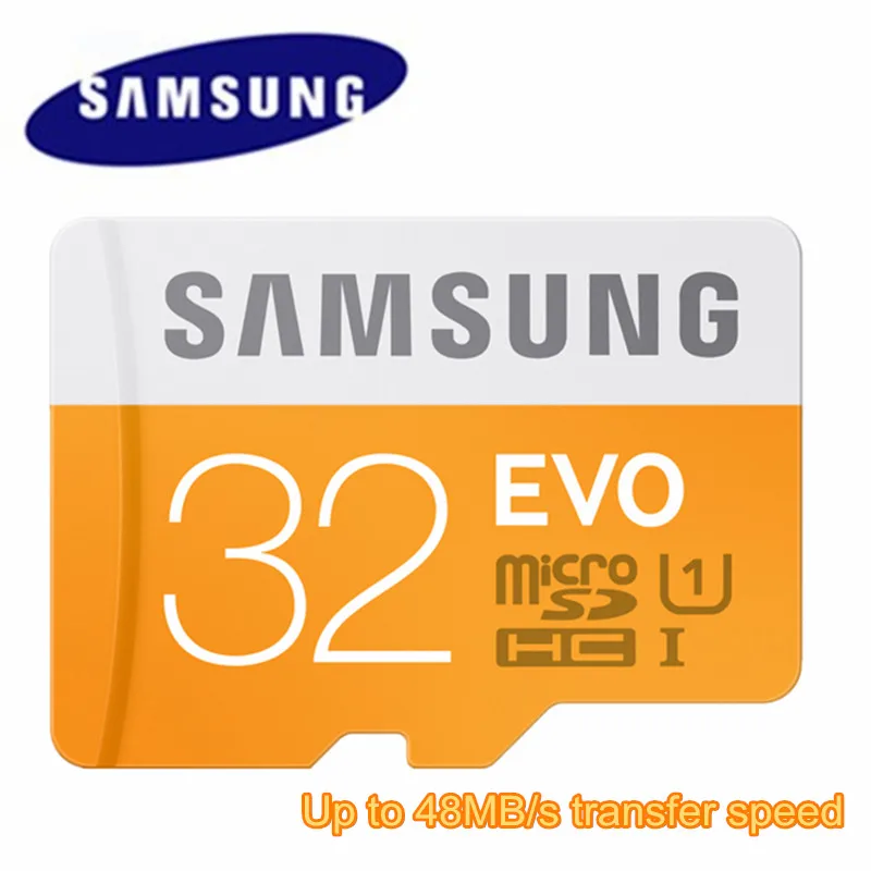 Samsung Micro SD 16 ГБ 32 64 карты памяти EVO MicroSD UHS-I Class10 SDHC SDXC C10 UHS TF транс флэш-карты max Up до 48