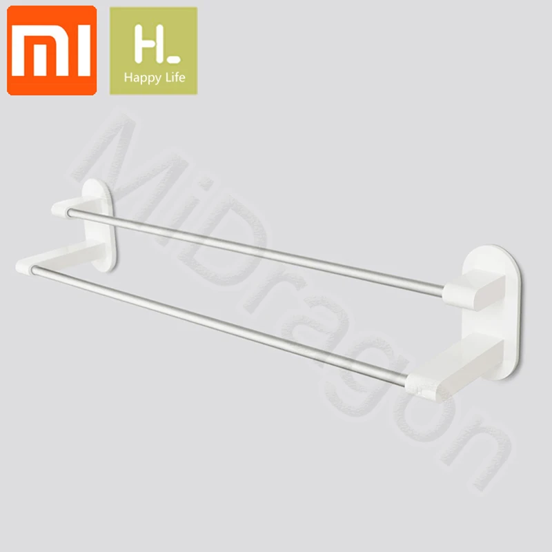 Xiaomi Mijia Happy Life держатель для полотенец 2 бара белое полотенце 3 м лента двойной
