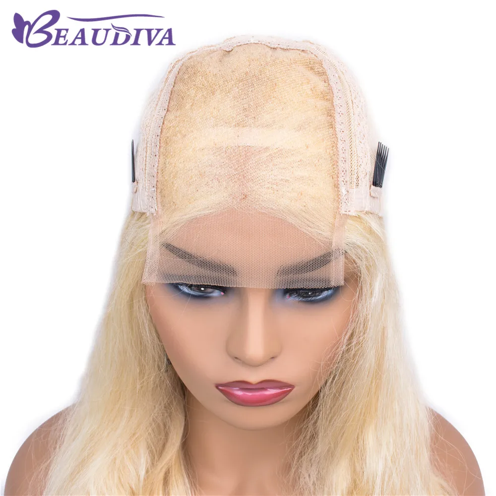 Luxediva, перуанские, 613 блонд, на шнуровке, человеческие волосы, парики с детскими волосами, предварительно выщипанные, Remy, объемная волна, 4*4, на шнуровке, парики для волос