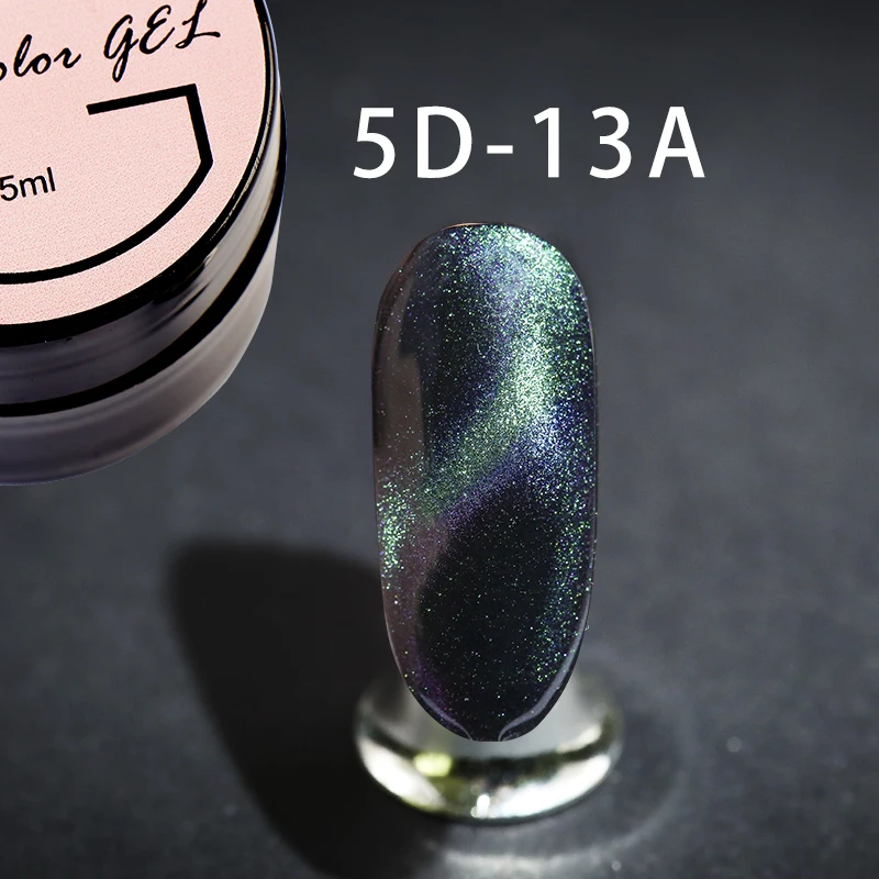 Гель-лак для ногтей Girl2girl Cateye коллекция Led Cure УФ-гель для ногтей долговечный блестящий гель высокого качества - Цвет: 5D-13A