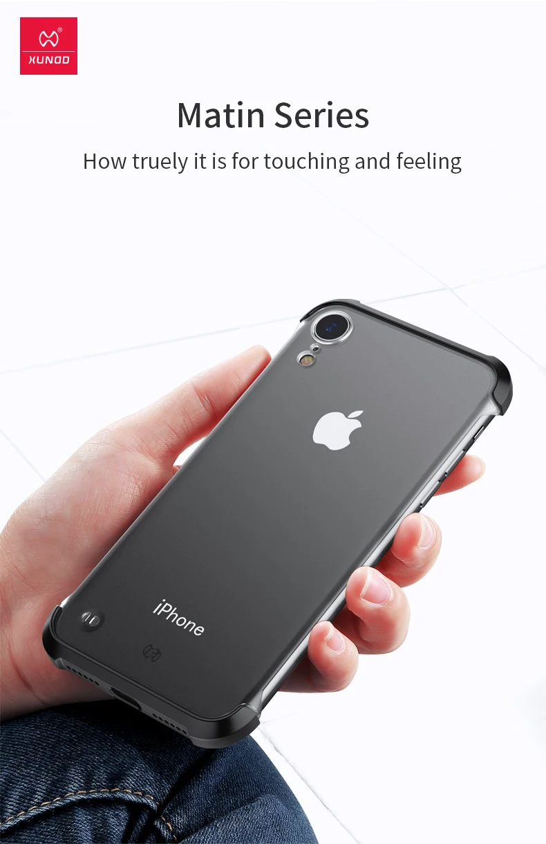 XUNDD Безель Бесплатный чехол для телефона для iPhone X XR XS Max Бампер Защитный матовый прозрачный корпус милый карамельный цвет чехол s разноцветный martin