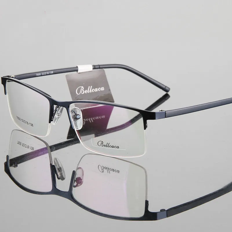 НОВАЯ тонкая стальная оправа для очков оптическая глаз бизнес мужская