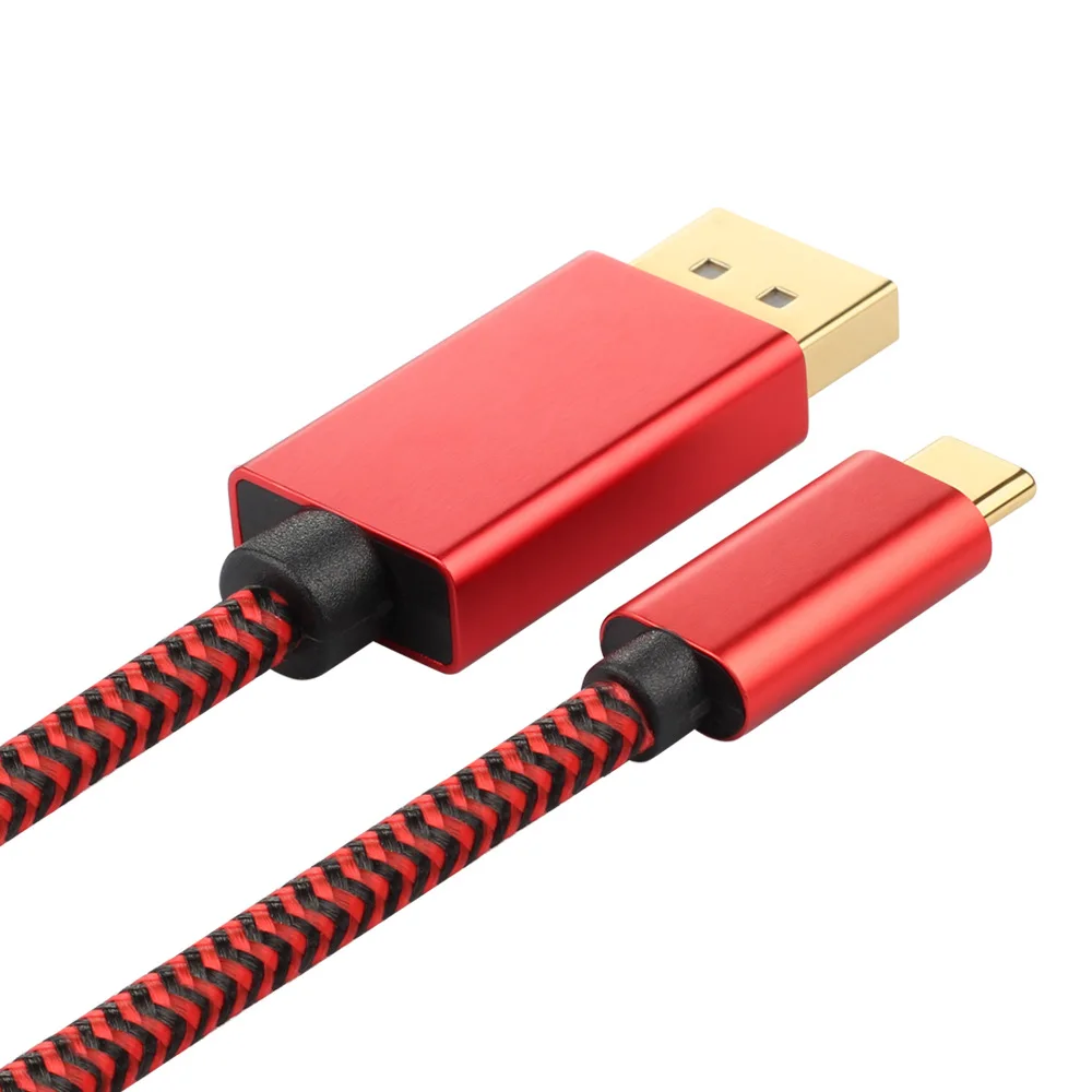 USB C к DisplayPort кабель 4K @ 60 Гц 3 1 Type DP (Совместимость с Thunderbolt 3) для MacBook Pro 2018/2017 iPad Pro| |