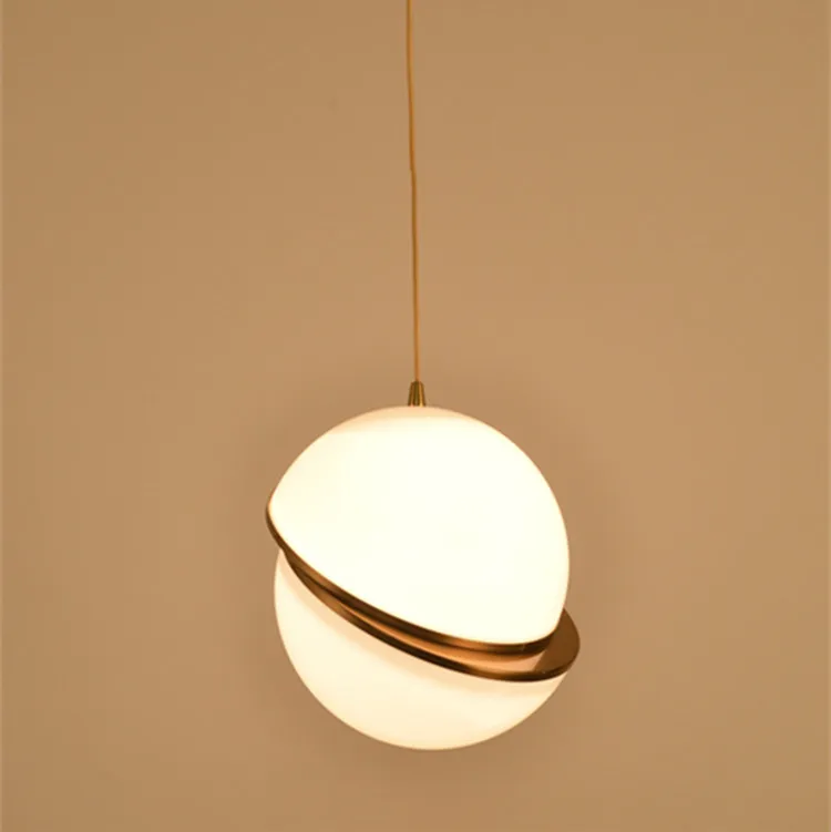 Modern Led Pendant Light Glass Globe Hanging Lamp Fixtures Indoor Lighting Lustre luminaria Suspend | Освещение