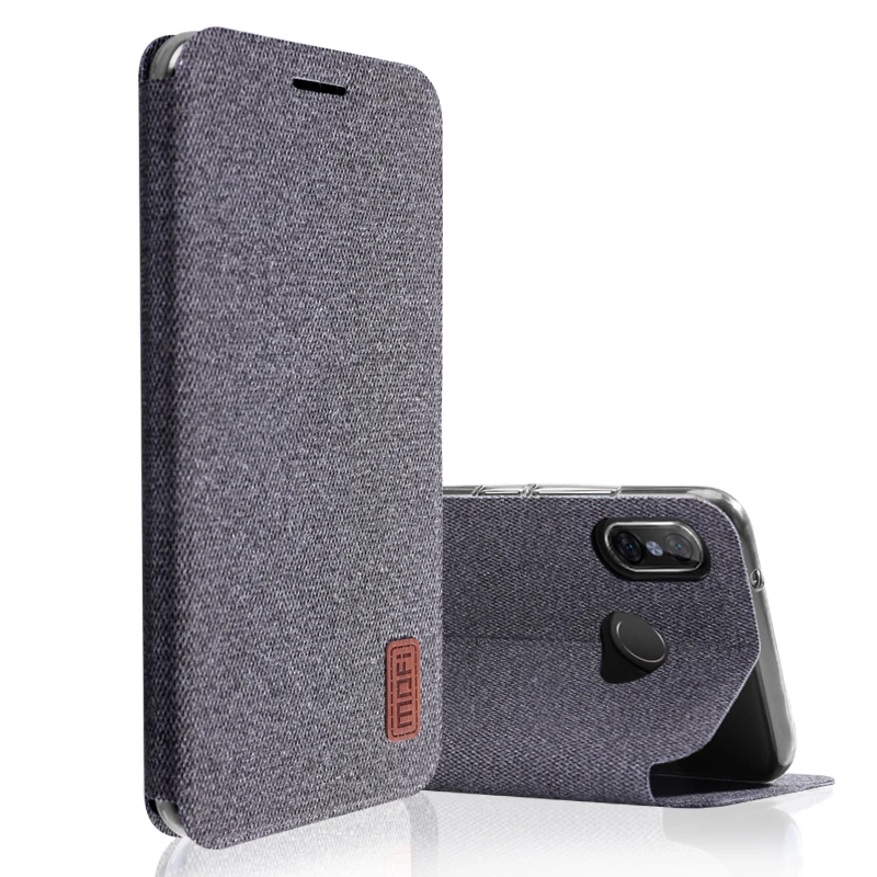 Чехол MOFi для Redmi Note 5 чехол Xiaomi Global fabric откидной Pro Силиконовый ТПУ с полным