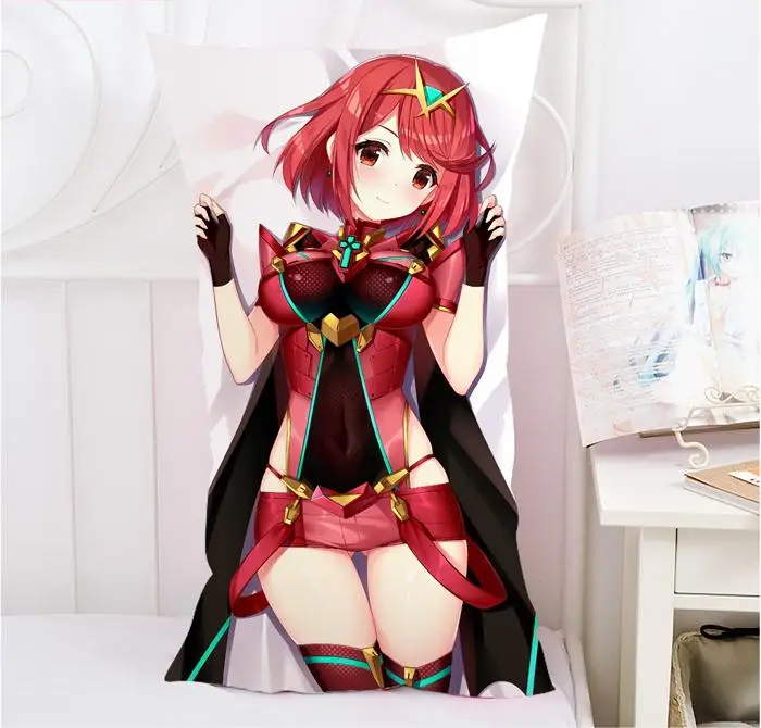 Аниме мультфильм Xenoblade летопицы обнимающая Подушка Чехол наволочка подушка