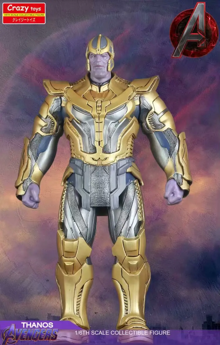 30 см и 16 Мстители Бесконечная война фигурка статуя танос из ПВХ Большая игрушки