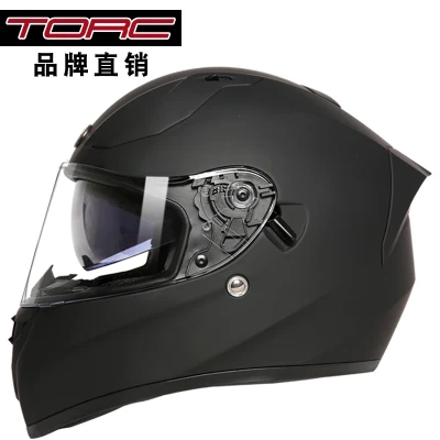 1шт TORC профессиональный двойной объектив флип модульный полный шлем Capacete DOT ECE утвержден мотоциклетный шлем - Цвет: 2