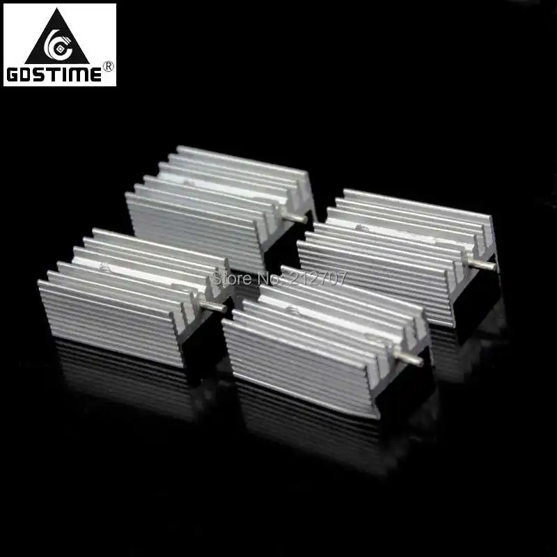 

20Pcs Gdstime Aluminium TO220 Heatsink TO-220 Heat Sink Transistor Radiator TO 220 Cooler Cooling 7805 21*15*11MM