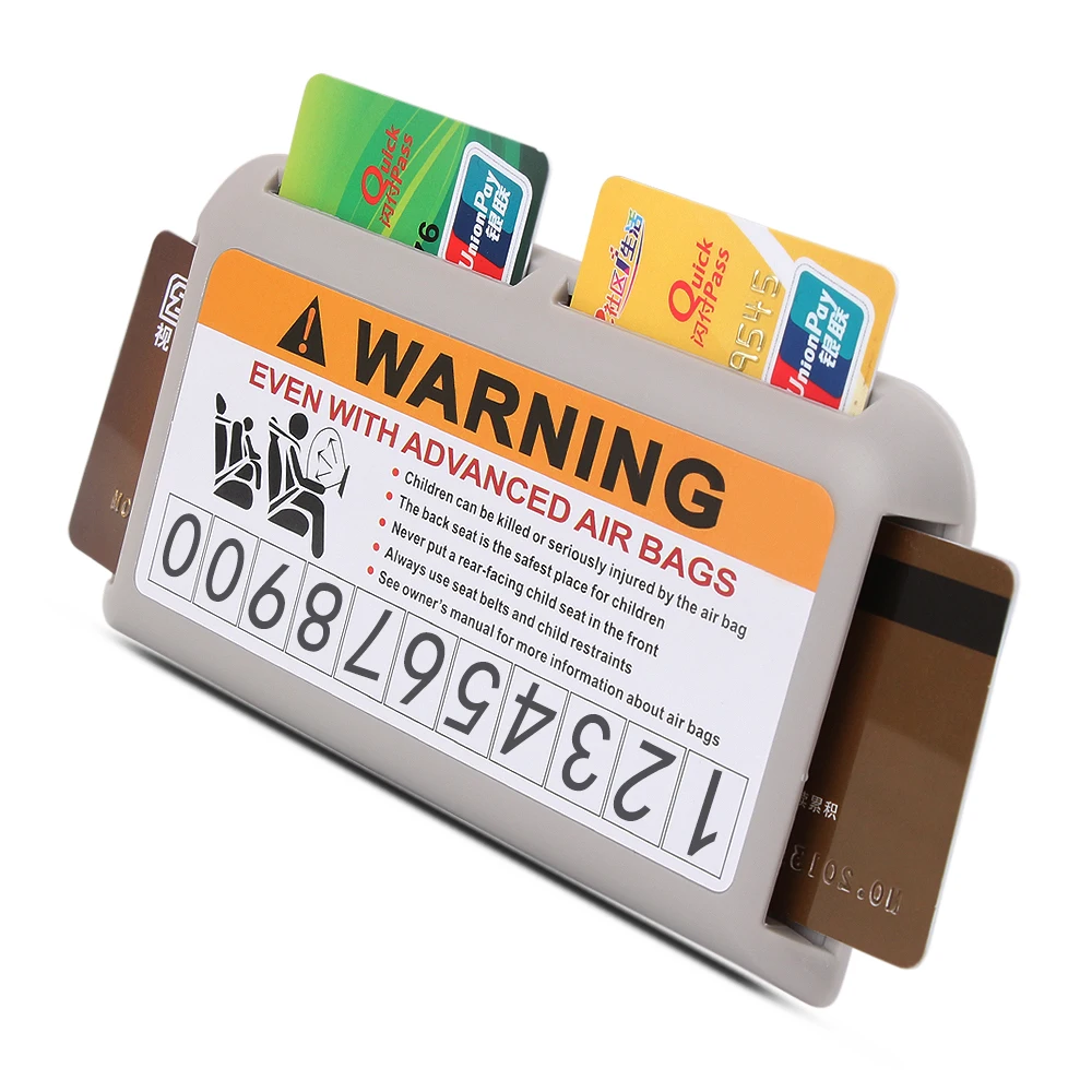 Car Sun Visor Organizer Clip Parking Card For volvo xc60 renault clio hyundai tucson audi a3 8p alfa romeo 147 ford mondeo | Автомобили и