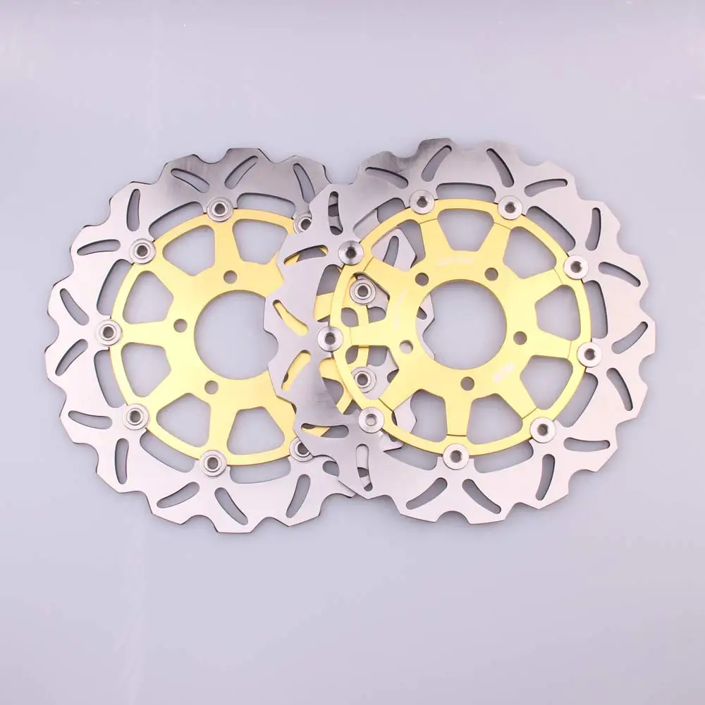 CNC передние тормозные диски для Suzuki GSX-R1000 GSX-R750 GSX-R600 Gixxer Gixer GSXR 600 750 1000 незакрепленные мотоциклетные диски ротора тормозного диска