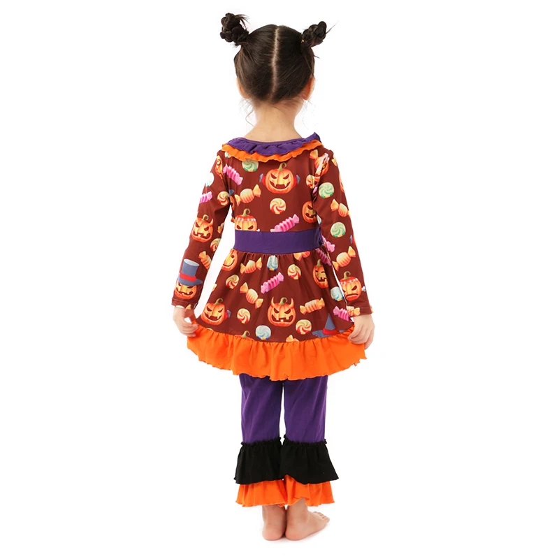 Новинка 2018 Очаровательная одежда для вечевечерние НКИ на Хэллоуин маленьких