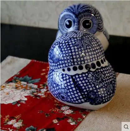 Черные и белые coruja ceramica Сова фигурки домашний декор керамика милые украшения