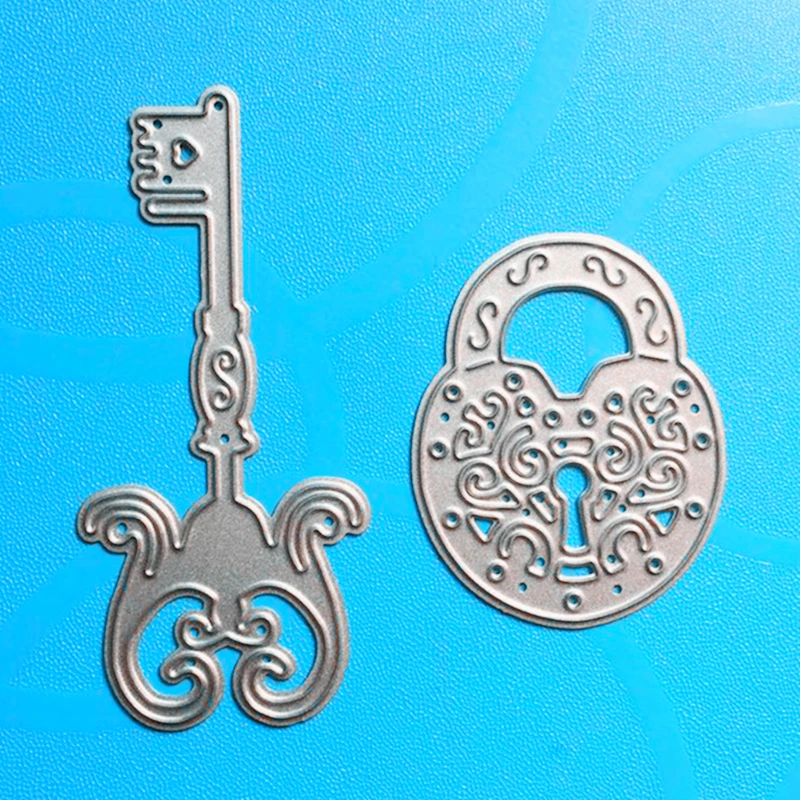 YINISE металлические режущие штампы с замочком для трафареты скрапбукинга DIY