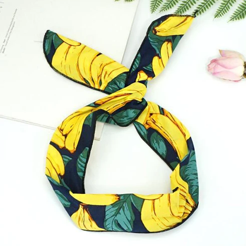 as picture 9 TWDVS Korean Version Of Rabbit Ears Knotted Wire Hair Band Bow Polka Dot Lady Headband Women Headdress Sweet Hair Accessories - Цвет: as picture 9