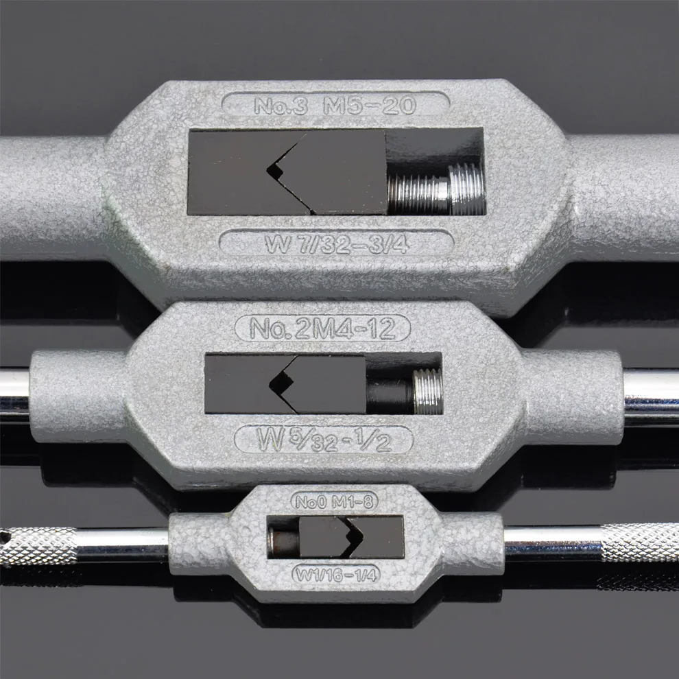 

HSS Tap Wrench for Hand Using Adjustable Hand Tool Multiple Size