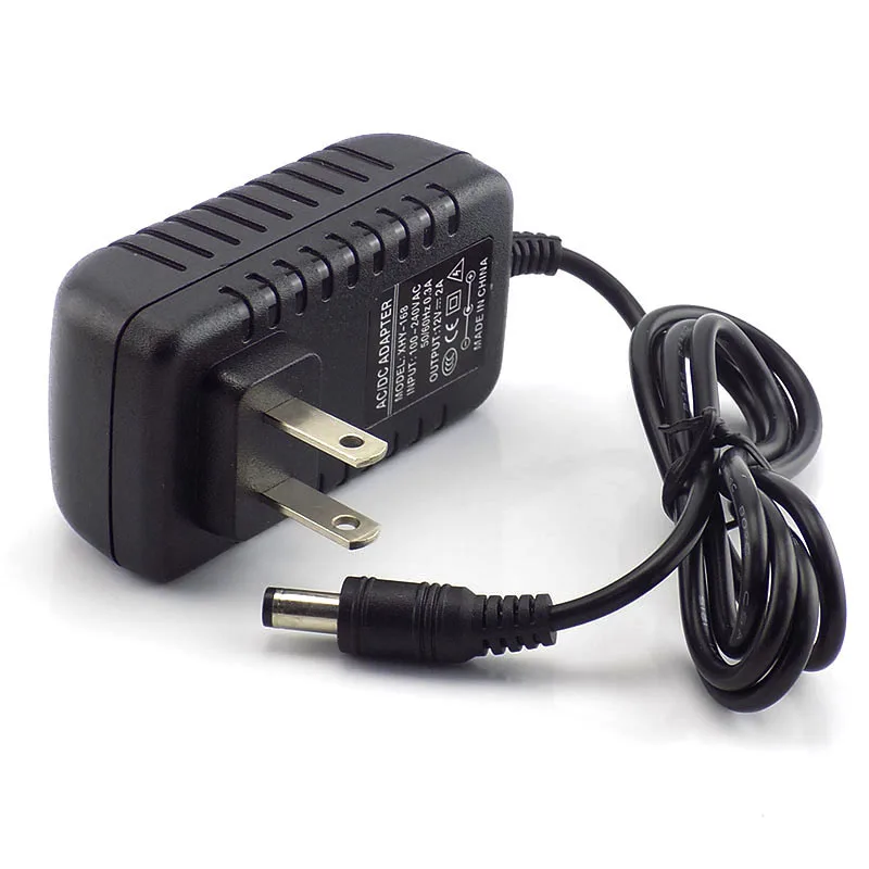 12V 2A 2000mA US EU Plug 5,5 мм x 2,1 мм 100-240V преобразователь переменного тока в постоянный, Мощность адаптер питания Зарядное устройство зарядный адаптер для Светодиодные ленты Выключатель лампы