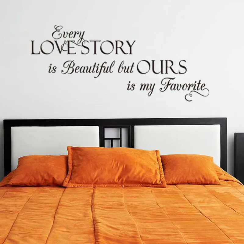 Новое поступление наклейки каждый Love Story Наклейки на стену Домашний Декор Sweet