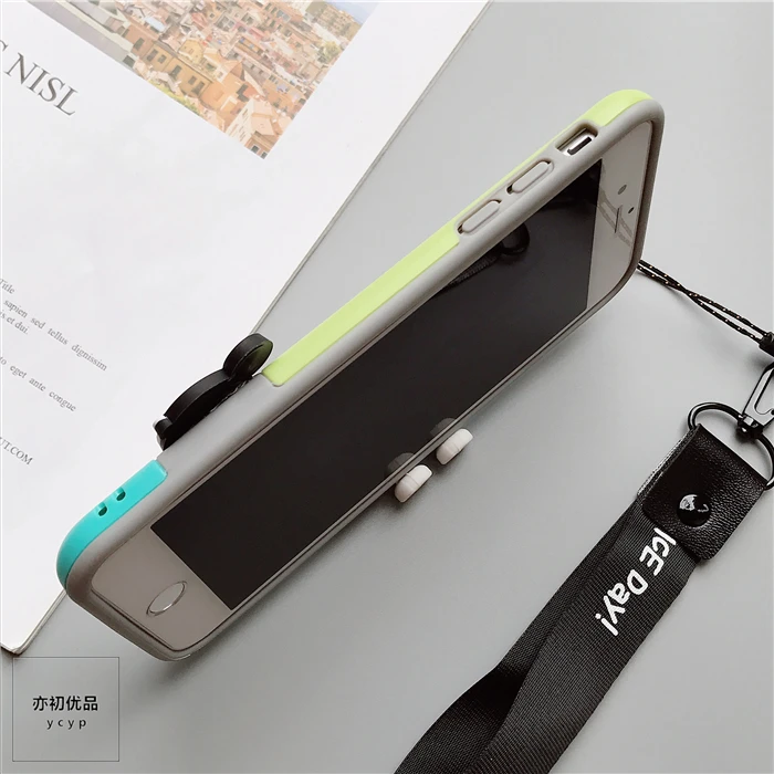 Для iphone XS Max Милые ромашки пленка из закаленного стекла для iphone X XR 6 7 8 Плюс Минни Сейлор Мун чехол+ мультфильм бампер бретели нижнего белья