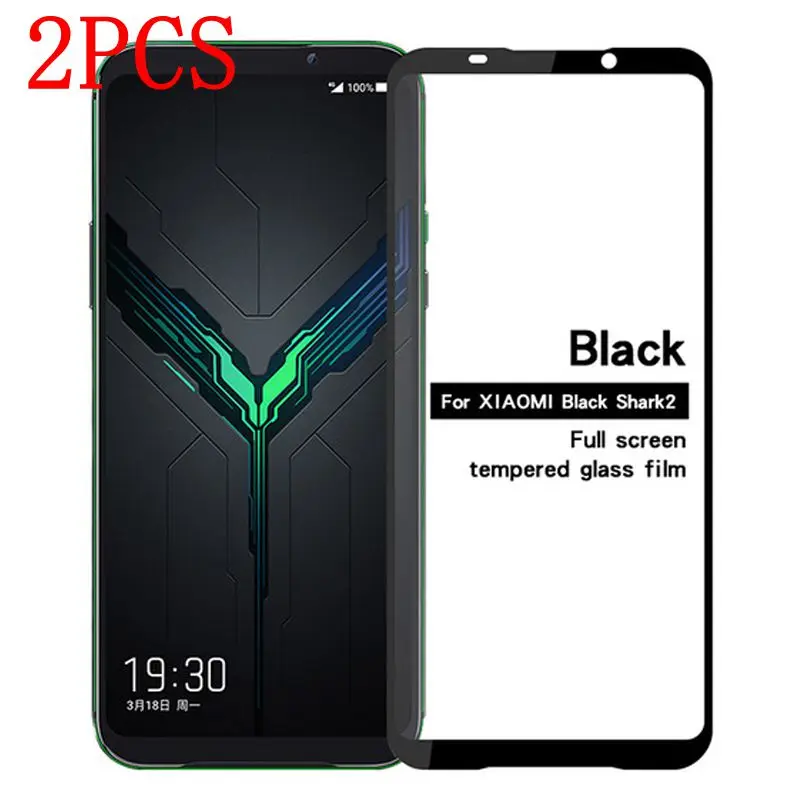 Закаленное 3d стекло с высоким содержанием алюминия для Xiaomi Black Shark 2 полное