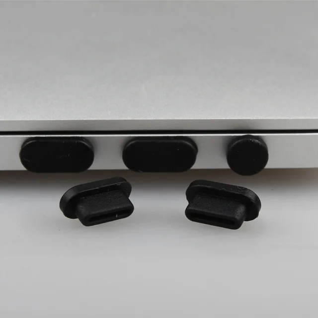 2 шт./компл. цветная силиконовая противопылевая заглушка для ноутбука Macbook 12 Pro 13 15