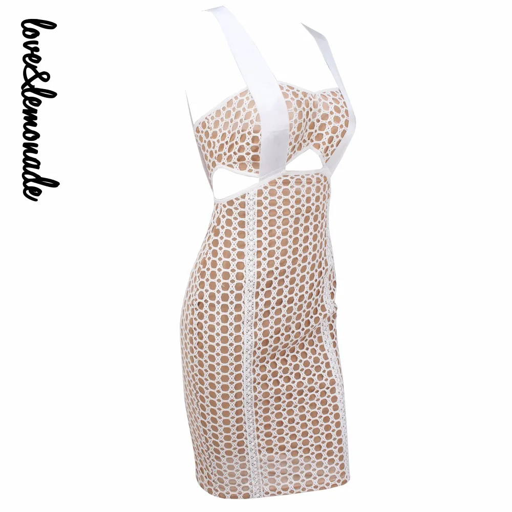 Love & Lemonade белый кружевной платье с вырезами LM0261|dress dress dress|dresses sexy dressdresses |