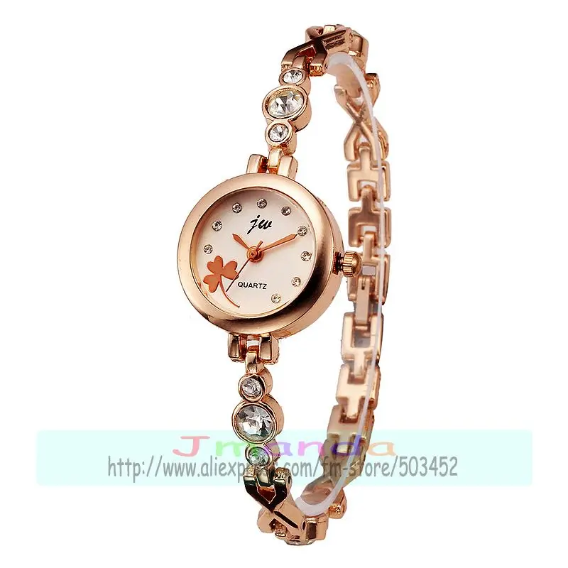 gold dial 100 шт./партия, JW-6149, новые модные женские часы с браслетом, обертывание кварцевая элегантность мини-ремень, наручные часы для женщин, часов - Цвет: gold dial