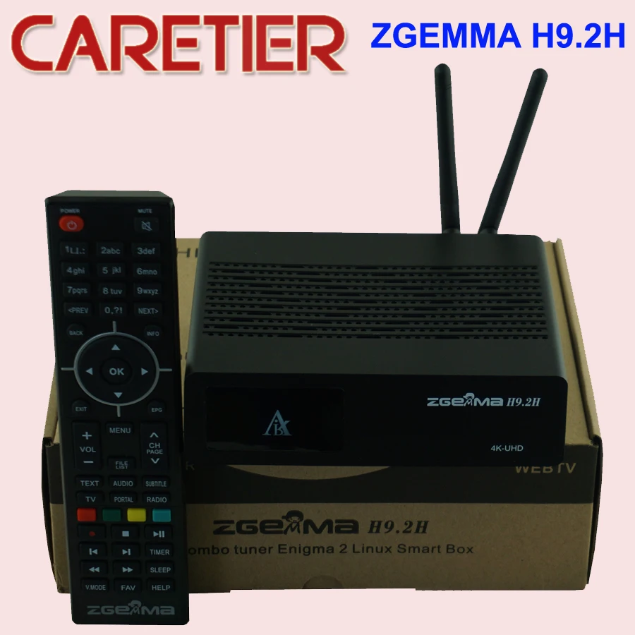 Оригинальный ZGEMMA H9.2H цифра спутниковый телевизионный ресивер bulit в WI FI ОС Linux