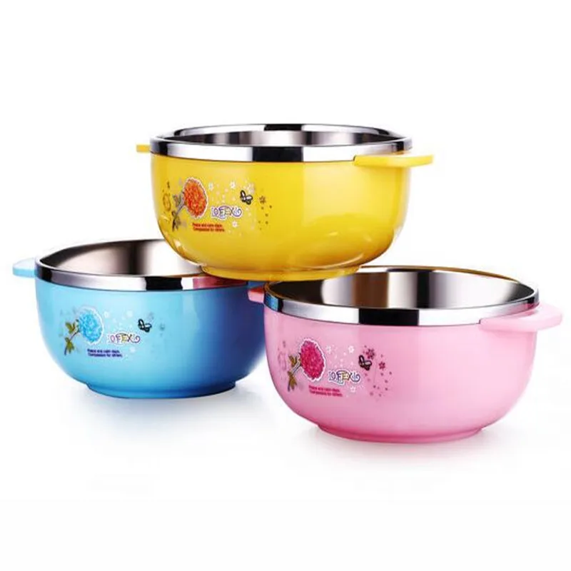 ГОРЯЧАЯ Детская посуда с крышкой для чаши термоизоляционная чаша детская ложка