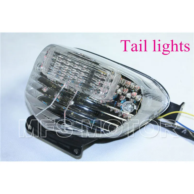 

Motorcycle LED Tail Brake Light Turn Signals For Suzuki GSX-R600 2001-2003 GSXR750 2000-2003 GSXR1000 2001-2002 Clear