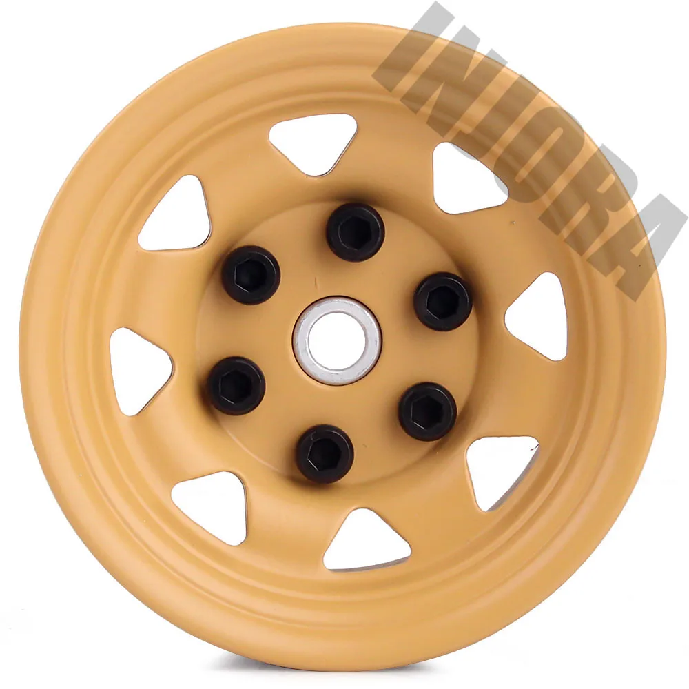 INJORA 1,5" металлический обод колеса 1,55 Beadlock Ступица колеса для 1/10 RC гусеничный D90 TF2 Tamiya CC01 LC70 MST JIMNY AX90069