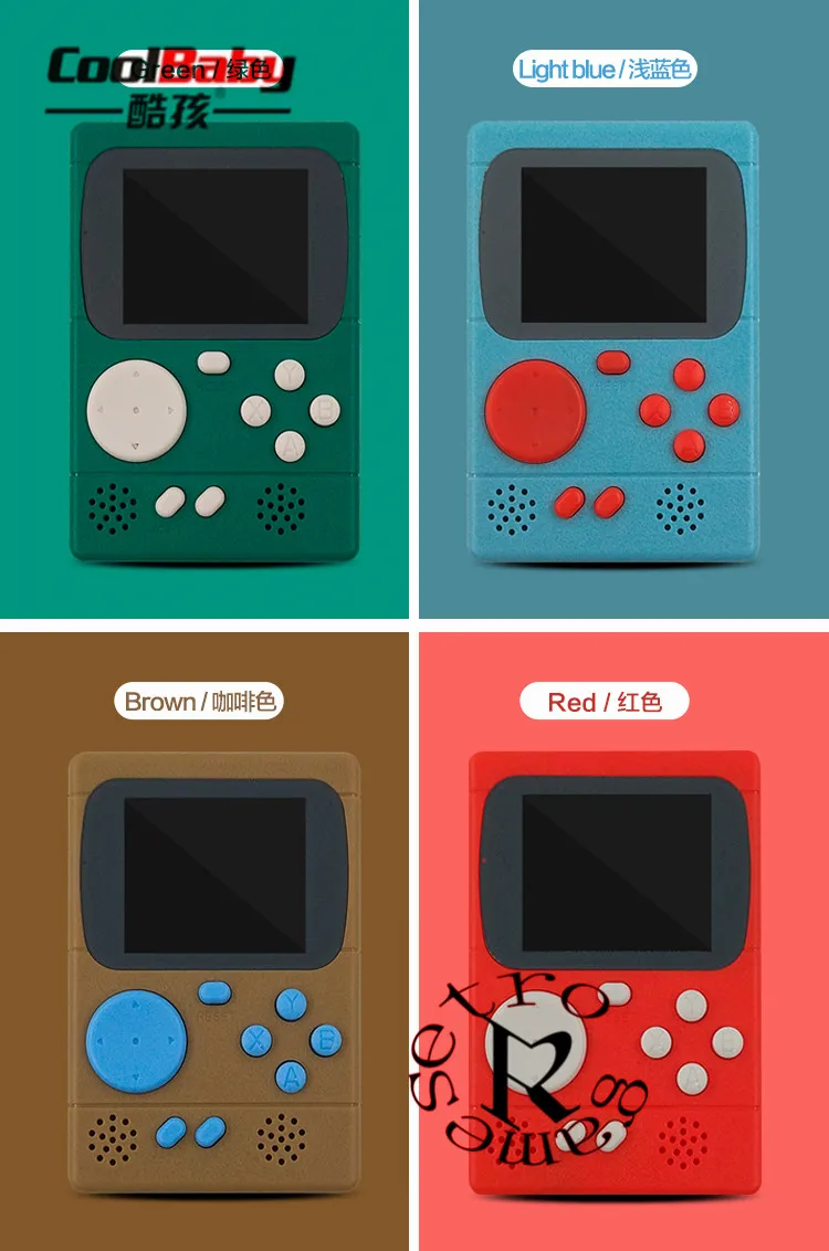 

DHL 20pcs Portable Retro Mini Pocket Handheld Game Player 198 Classic Games Color LCD Game Console Best Gift For Kids Children