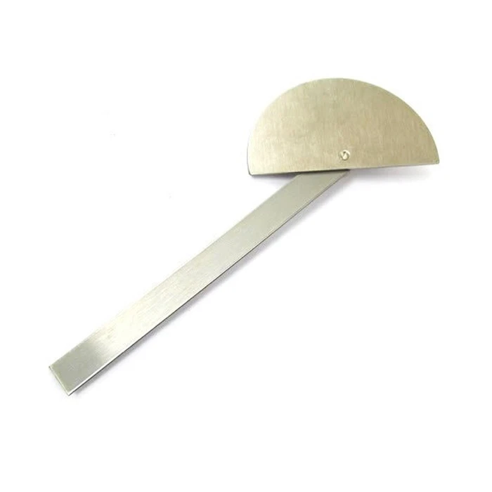 Лидер продаж Измеритель угла транспортира из нержавеющей стали с круглой