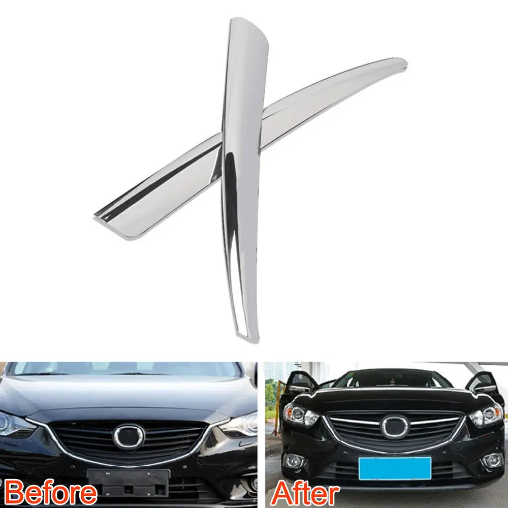 

2 шт., передняя решетка радиатора из АБС-пластика для mazda 6 M6 Atenza 2014 2015