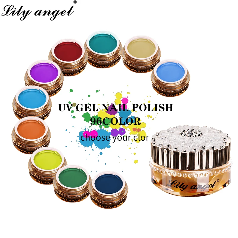 УФ-гель для ногтей Lily Angel 96 цветов художественный Гель-лак Цветной | Красота и