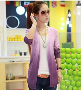 2014 Hotshop Sweaters Women Open Stitch Sweet Candy Color Crochet Knit Top Thin Blouse Sweater Cardigan |