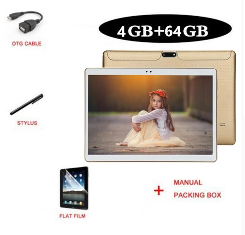 C 10 дюймовый планшет, компьютер, 3g Android 8,1 T805C Octa Core супер таблетки 4 ГБ Оперативная память 32 GB 64 GB 128 GB Встроенная память, Wi-Fi, gps 10,1 планшет IPS 1280x800 - Комплект: C