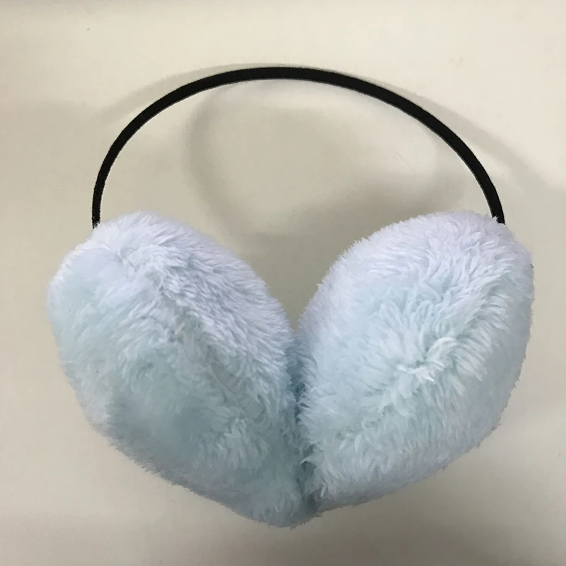 Горячая Распродажа милые однотонные теплые наушники для женщин и девочек