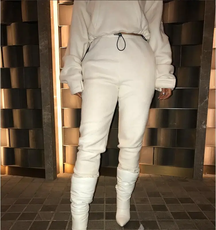 Осенне зимние женские штаны комплект из двух предметов спортивный костюм