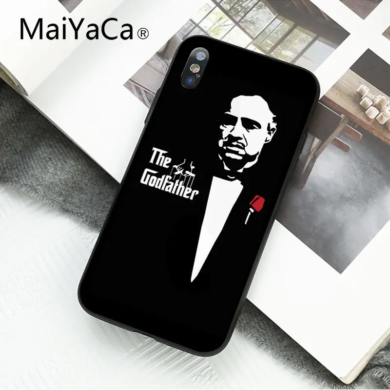 Мужской чехол Scarface Godfather для iphone 12 11 pro MAX 5 5Sx 6 7 7plus 8 8Plus X XS XR Capa|Бамперы| |