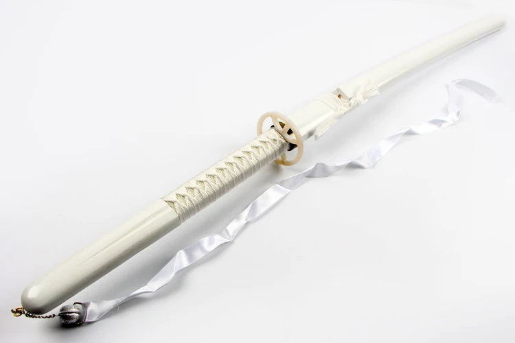 BLEACH Rukia Kuchiki Sode No Shirayuki белый деревянный Катана Меч оружие реквизит для рождественских Год Вечерние
