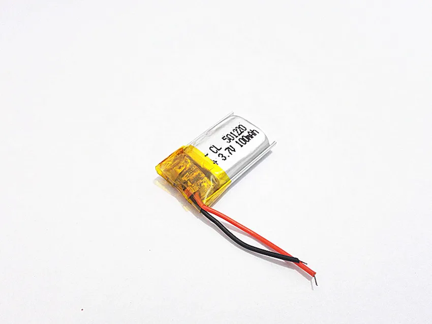 Bateria de Iões de Lítio Recarregável de Polímero de Lítio para Mp3 Células Li-po Mp4 Mp5 Gps Móvel 5pcs 3.7v 100mah 501220
