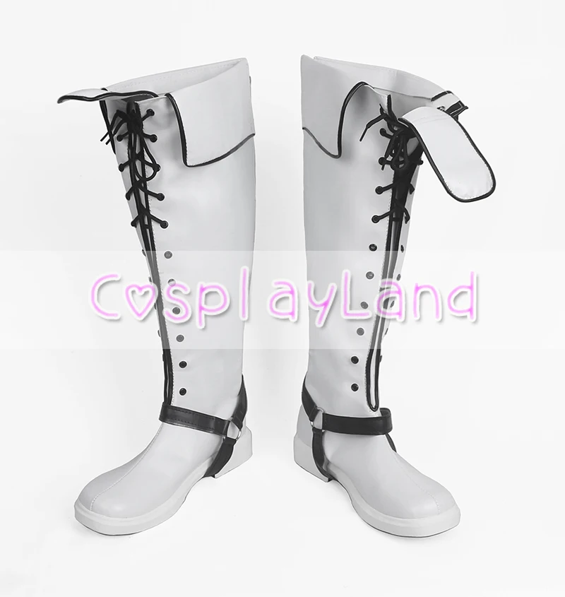 Fire Emblem Path of Radiance Zihark White Cosplay Shoes Boots Party Show Custom Made for Adult Men Costume | Тематическая одежда и