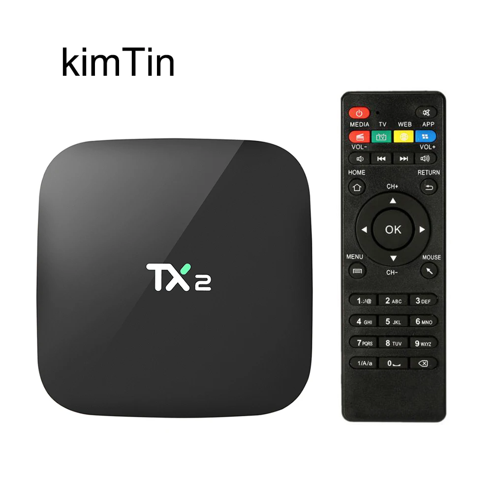 TX2 R2 Android ТВ контейнер под элемент питания 2 Гб оперативной памяти, 16 Гб встроенной памяти, Bluetooth 2,1 4 к 60tps 2,4 ГГц Wi-Fi 4 ядра Media Player IP ТВ Android ТВ Декодер каналов кабельного телевидения PK X96 мини