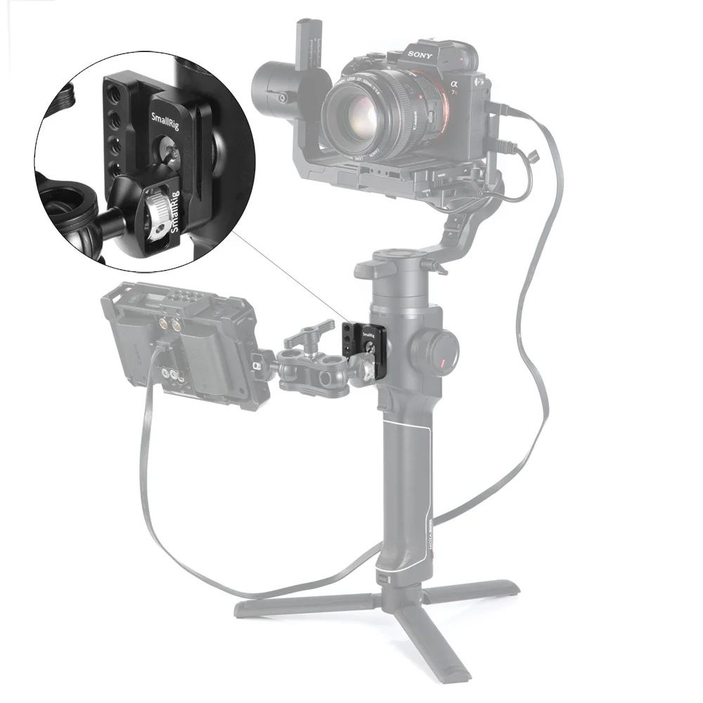 Монтажная пластина SmallRig для Moza Air 2 Gimbal БЫСТРОРАЗЪЕМНАЯ с монтажными отверстиями